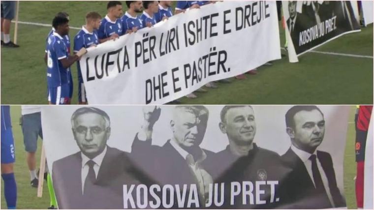 Drita dhe Drenica nisën ndeshjen me mesazh mbështetjeje për krerët e UÇK-së në Hagë