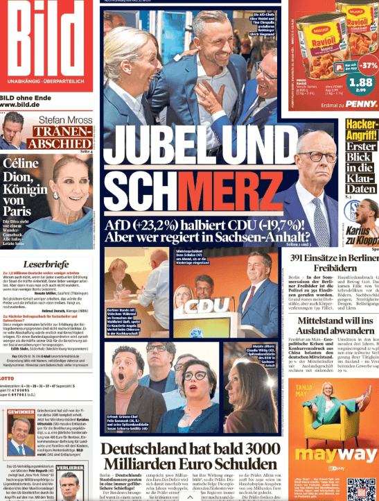 AfD trondit politikën gjermane – ja çfarë shkruajnë gazetat pas fitores historike