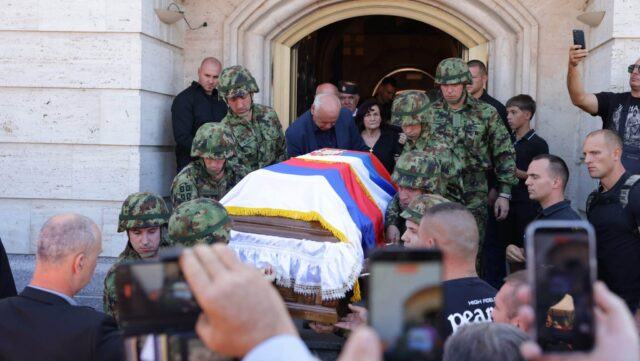 Ratko Mladic Buried with Military Honours in Serbia, Thousands Attend Funeral