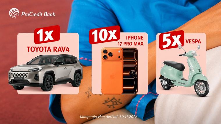 DEPOZITA JOTE. VESPA JOTE. Fito me Bankën ProCredit.