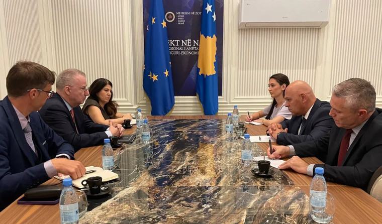 Ardian Gjini pas takimit me ambasadorin ri të BE-së: Kosova duhet të avancojë drejt integrimit evropian