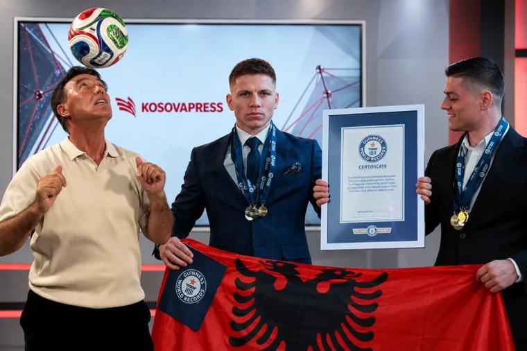 Shqiptarët që thyen rekorde Guinness